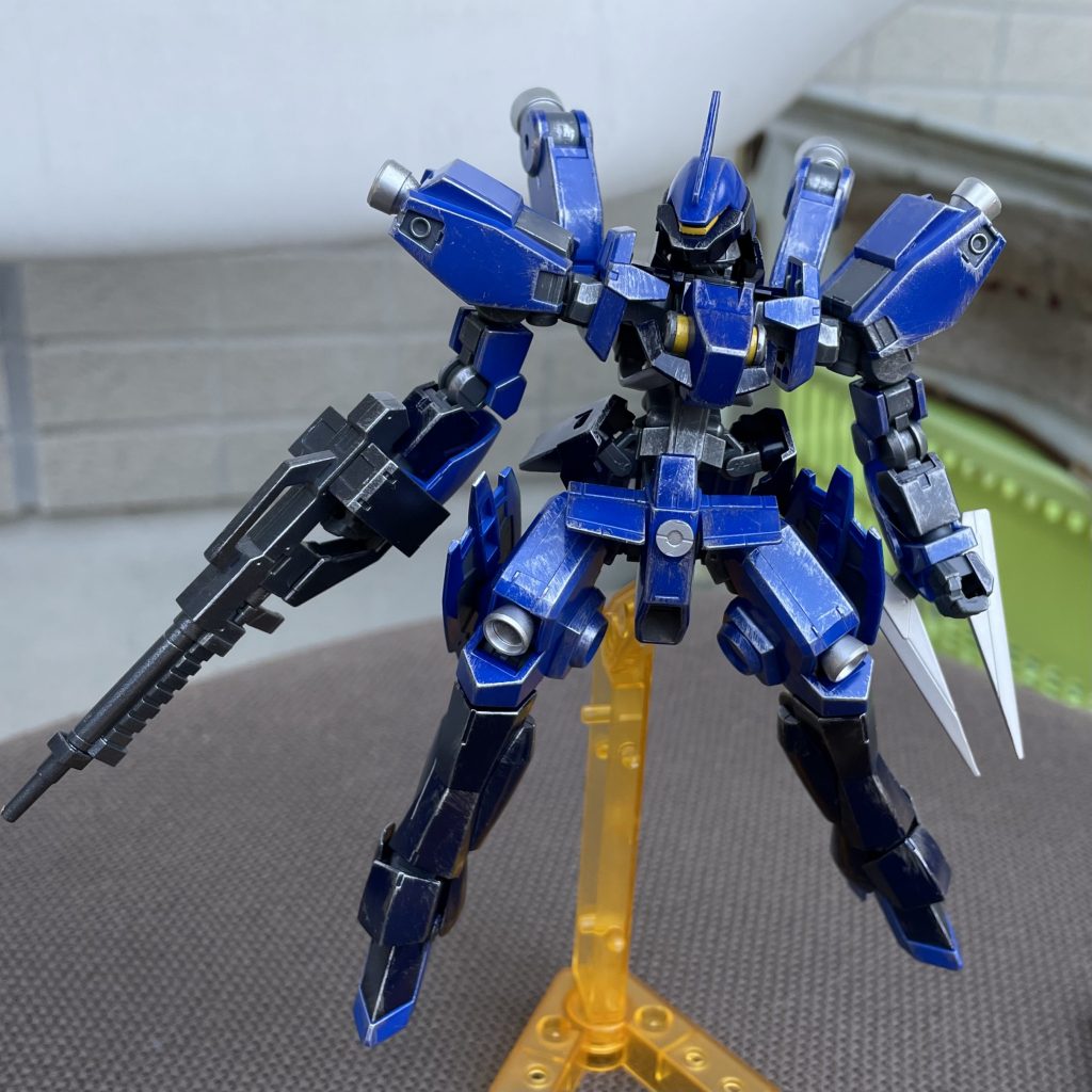 筆でささっとドライブラシ。