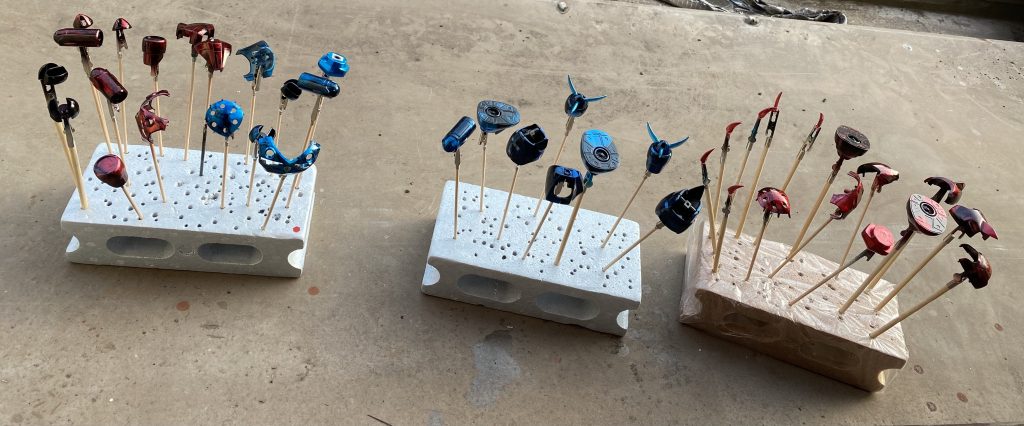 前回の量産型ズゴックはクリアコートしてなかったのでシャアズゴと一緒にクリアコート