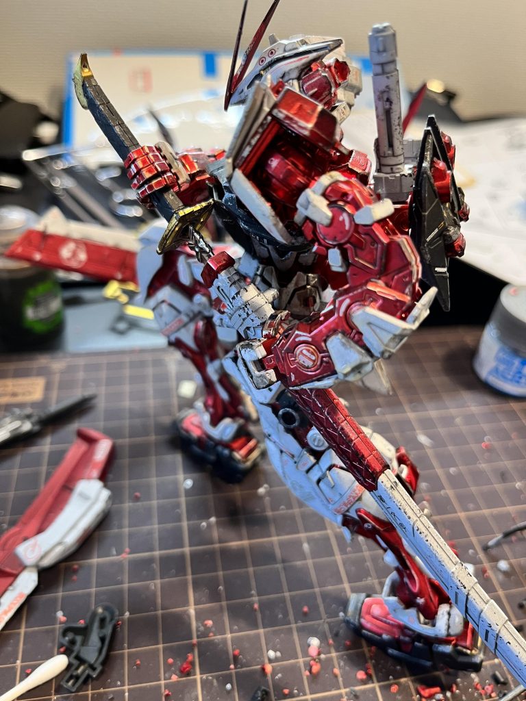 脚の造形が特に好き。作っていて楽しい。