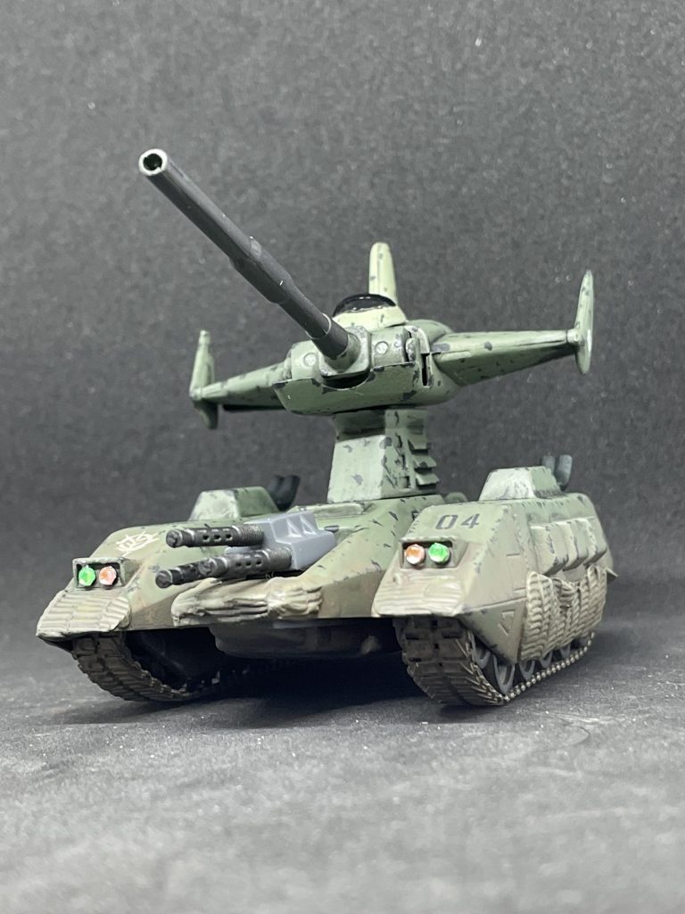 あとはひたすら汚す。MSよりは配備が先だろうから、このくらいしっかり汚してもいいかなと。