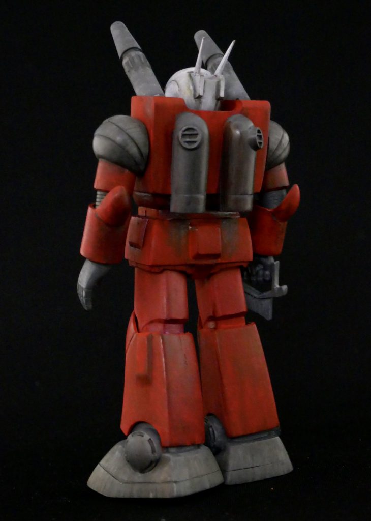 バーニアによる焼けた汚れもリアルタッチマーカーで表現