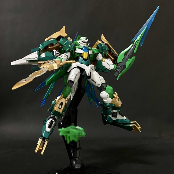 ダブルオークアンタ　エクシア＋gnアームズ　アヴァランチエクシアダッシュ ガンダムアヴァランチエクシアダッシュがRGガンプラ化！新規造形