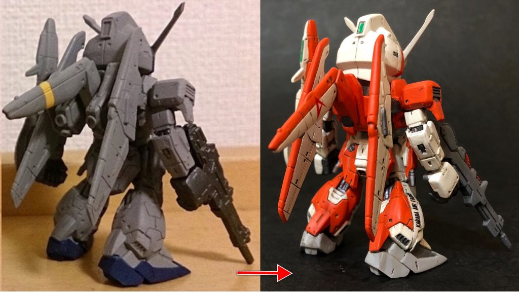 コンバージ　ZプラスA1型（アムロ機）–4枚目/制作者：いしゅと【I.S.T.works】