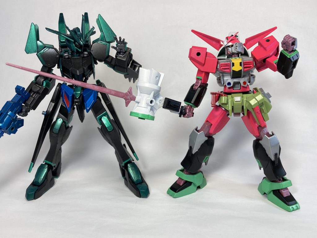 過去作のバエルクロノスと最終回シーンを再現できて作れてよかったです♪