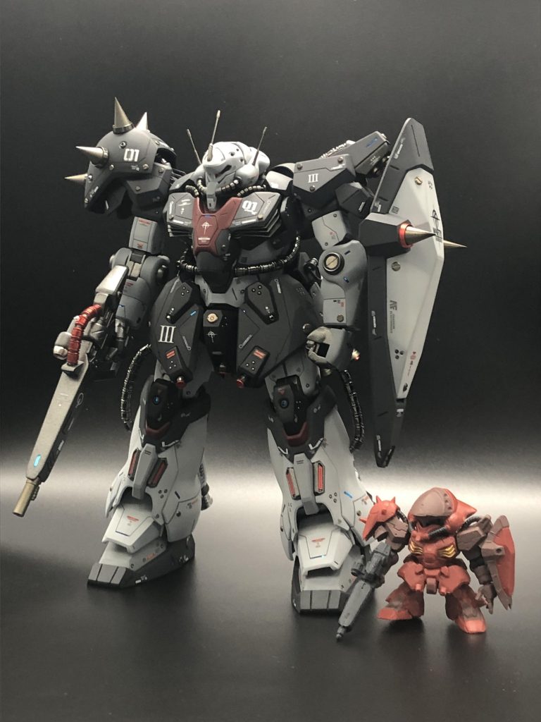 最後に恒例のコンバージとの2ショットをしたかったんですが、メッサーのコンバージがないのでガシャポン戦士のメッサーと2ショット。デカール後の最終仕上げで虫ピンや0.7mmメタルボールを含んだメタルパーツの瞬間接着剤作業が250箇所くらいあり神経疲れしましたが、全体を通して有意義でとても楽しい時間でした。ここまで見ていただいてありがとうございます。あと、前作の『ストライクエクリプスガンダム』が初の100いいね達成🎉みなさんありがとうございました🙇♂️※サムネ画像変更してみました