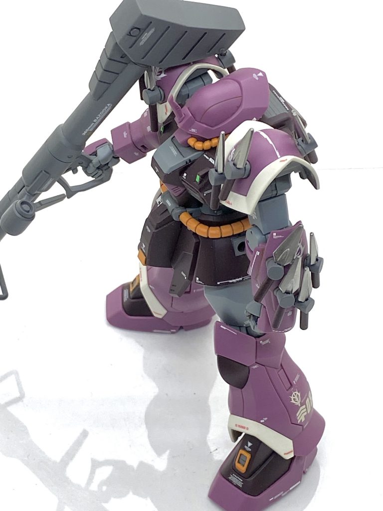 メタリック以外の部分は(クレオス)Mr.カラーGXスーパースムースクリアーを吹き付けております。