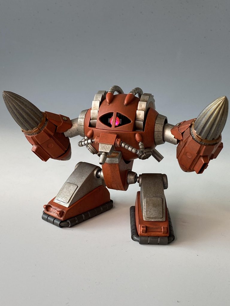 基本的にはキットそのまま。パイプ類はビルダーズパーツを使用。ドリル基部はジャンクの組み合わせでボリュームアップさせました。