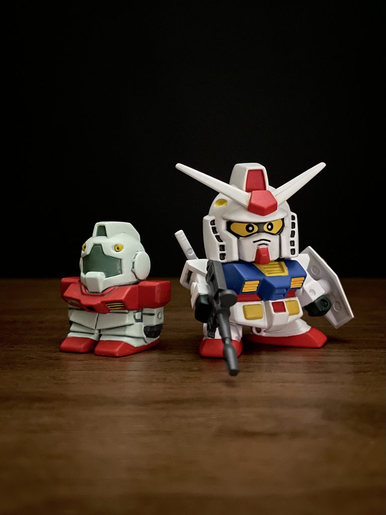 SDズゴックを購入したらおまけで付いていたので、ジムの日（4/6）にアップしようと思いズゴックより先にこちらを完成させました。