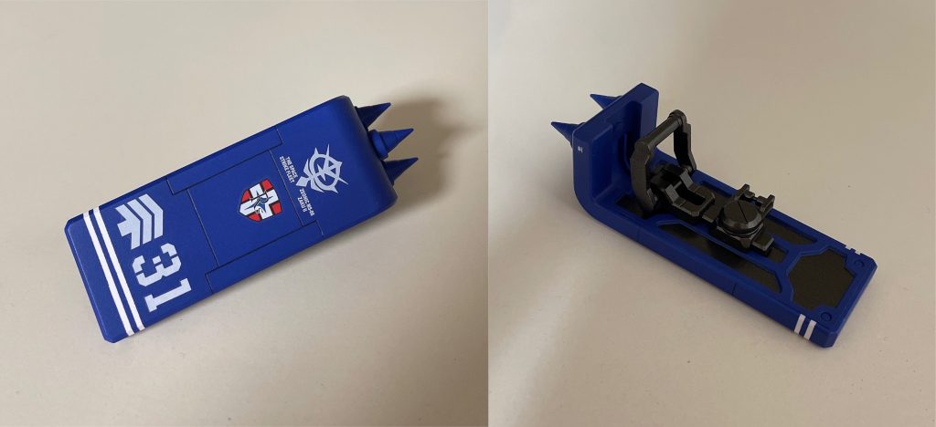 スパイクシールドはジム(MG)の持ち手をザクのシールドに付けるというプロモデラー林哲平さんのアイデアを使わせていただきました。