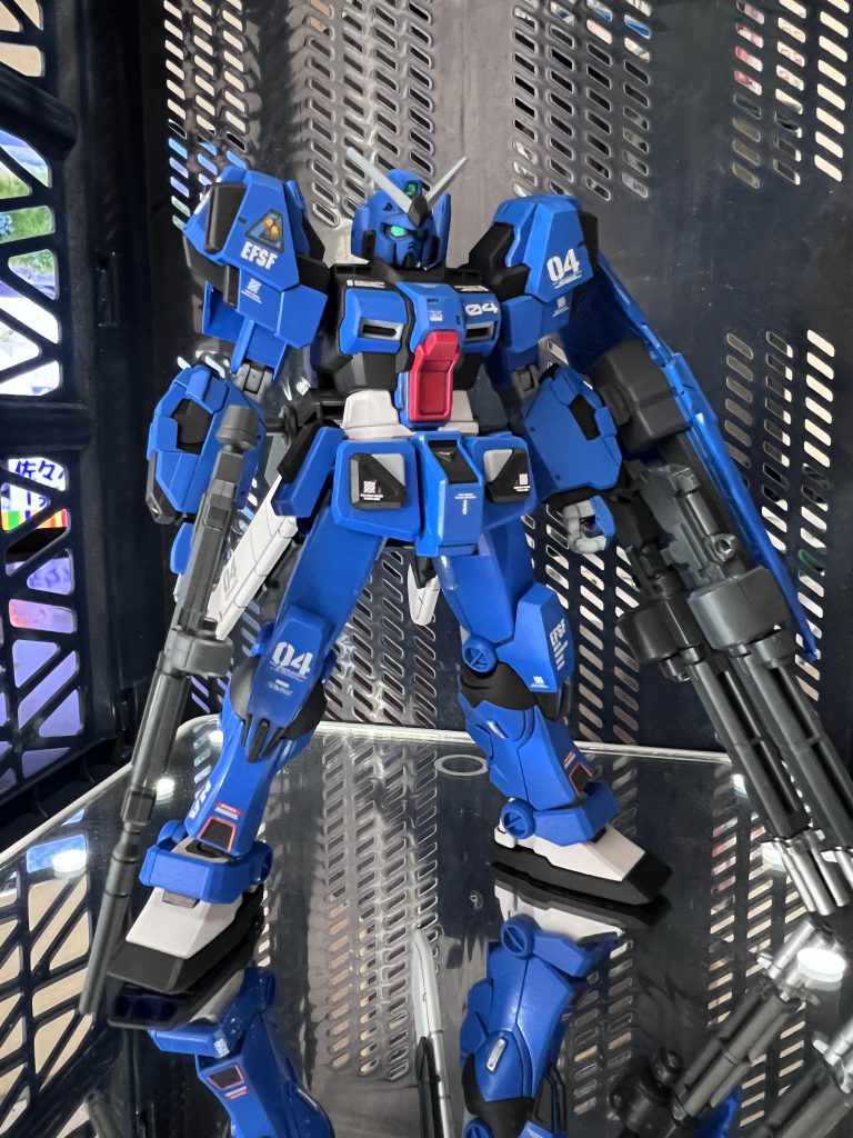 妄想新キャラ綺麗なお姉さん、アイリーン.アドラー大尉機体パーソナルカラーを青に変更✨