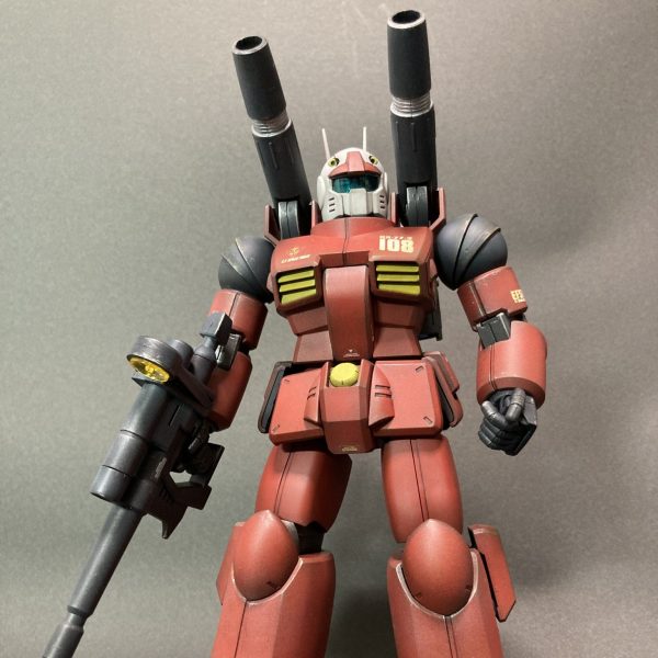 MGガンキャノン　ウェザリング仕上げ