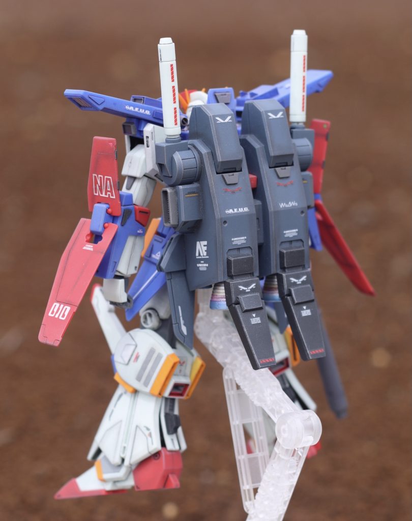 バックパックの尻尾？みたいなところを少し長く。やっつけですけども…