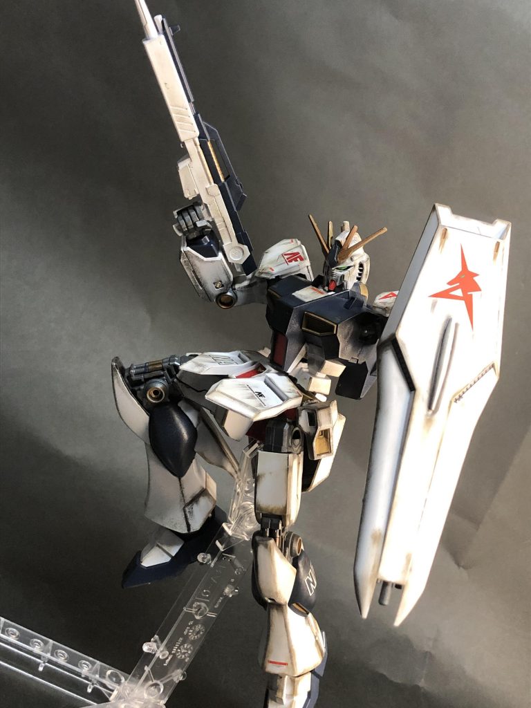 内部シリンダーも地味に汚してます！簡単塗装なのでうっすらですね！