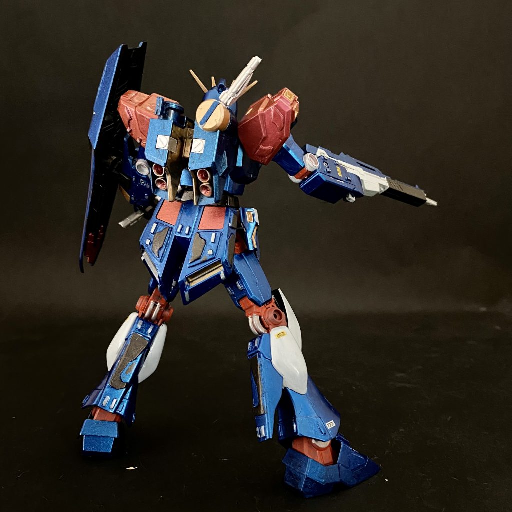 背負い物が無い潔いバックショット