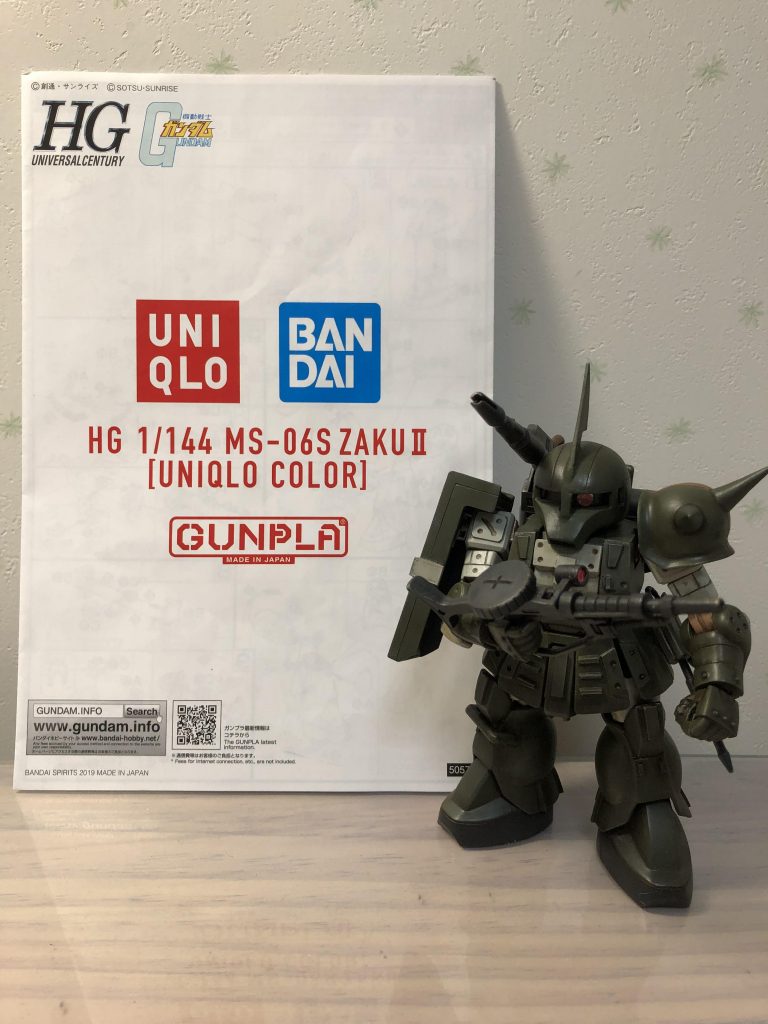 頭部BB戦士ザクII + HGキットを使用。