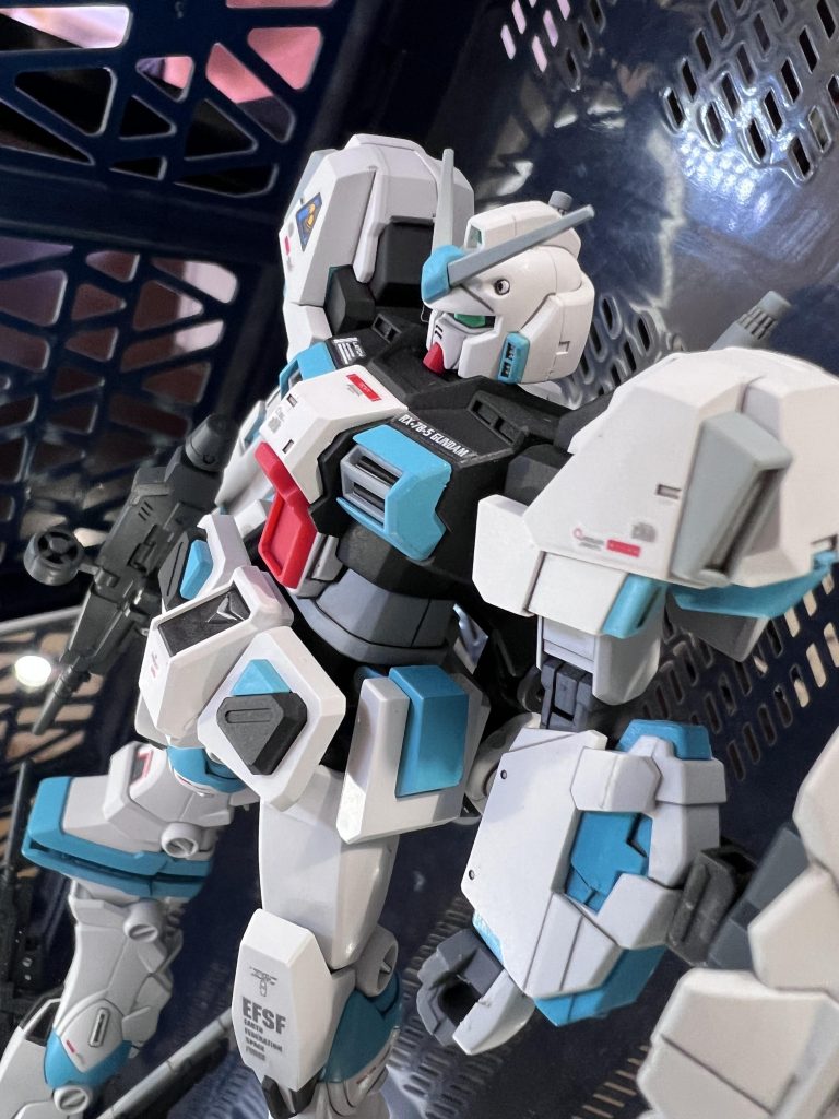 カラーはコーラルブルーとやらを使いました