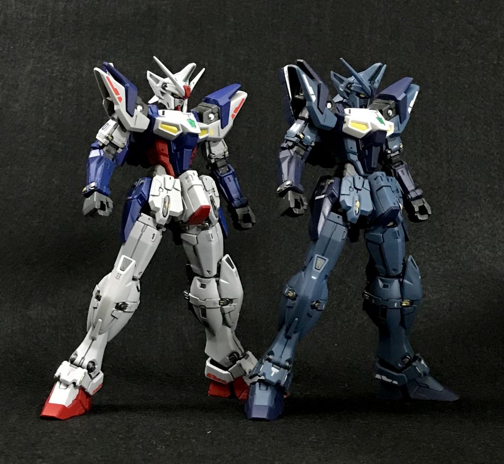 造形的には全く一緒なのに全然印象が変わるのが面白いところ😮 一緒に並べた時になぜかガイアとアグルを思い出して、一人で勝手に気持ちが熱くなってました←