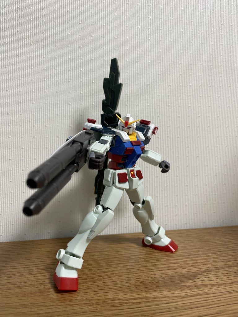 フルアーマガンダムのビームライフルを使いました。