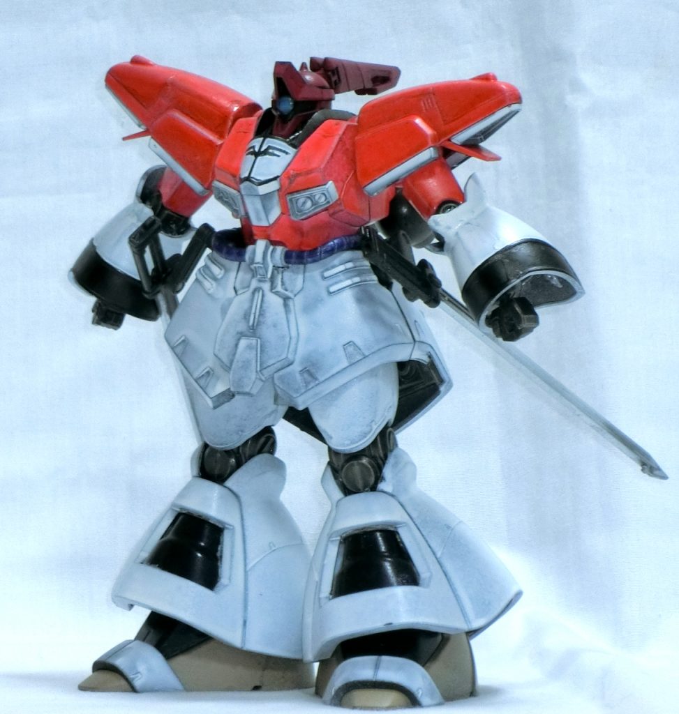 基本的に本体はほぼ弄ってませんが腕部三連ビーム砲がエクスカリバーと干渉するのでオミット。