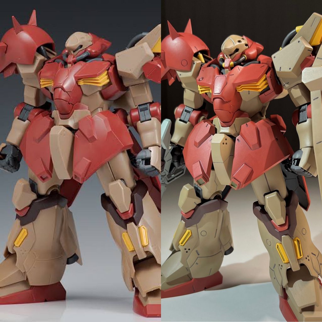 比較。股関節のタイミングをスマートな方向に変えてます。