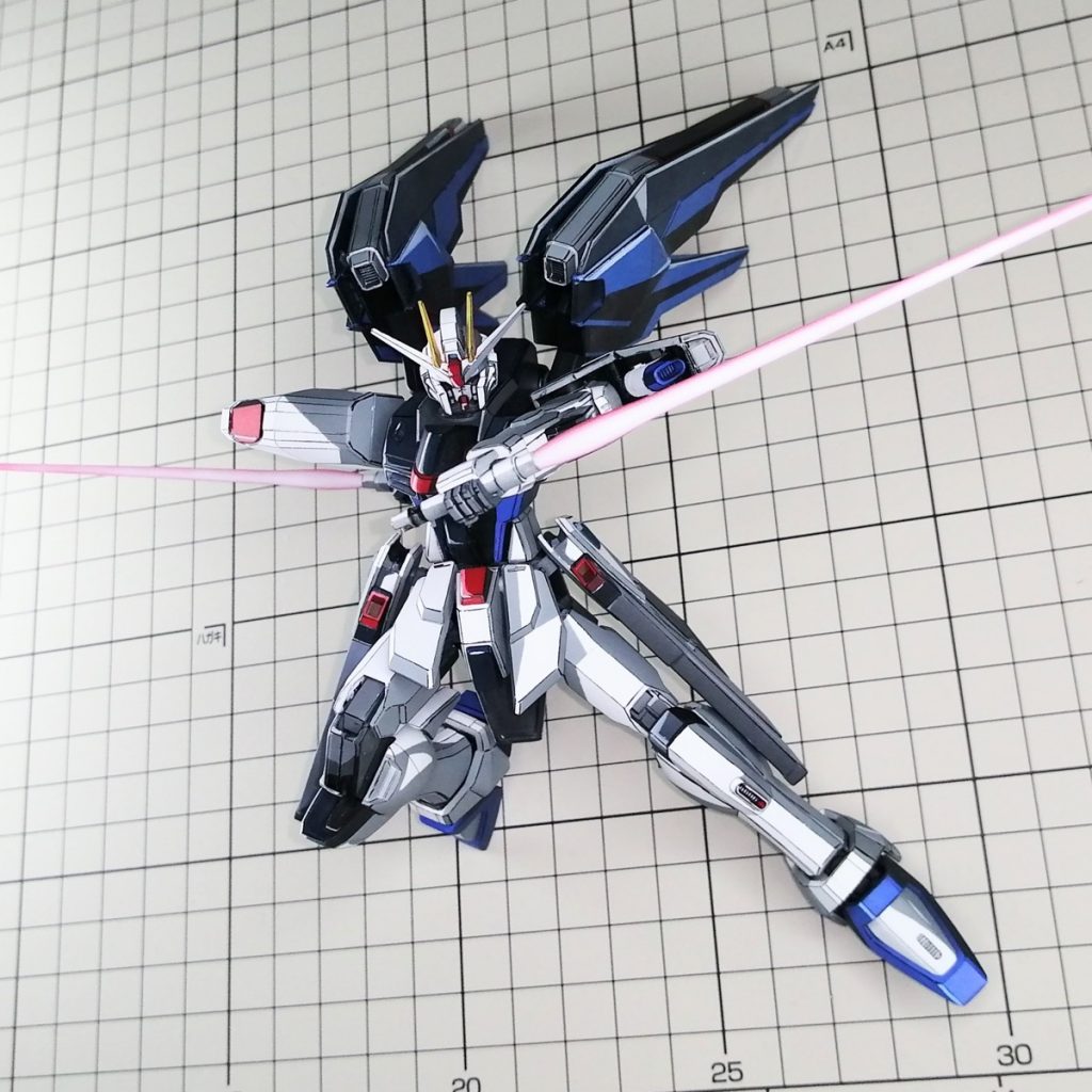 フリーダムガンダム 登場シーン アニメ塗り–2枚目/制作者：p.e.n.n.y.1