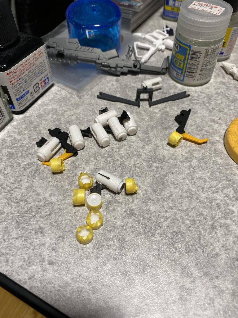 ピーコックスマッシャーの塗り分けがとにかく大変でした汗　HGよりはマシですがなかなか厳しい戦いでした
