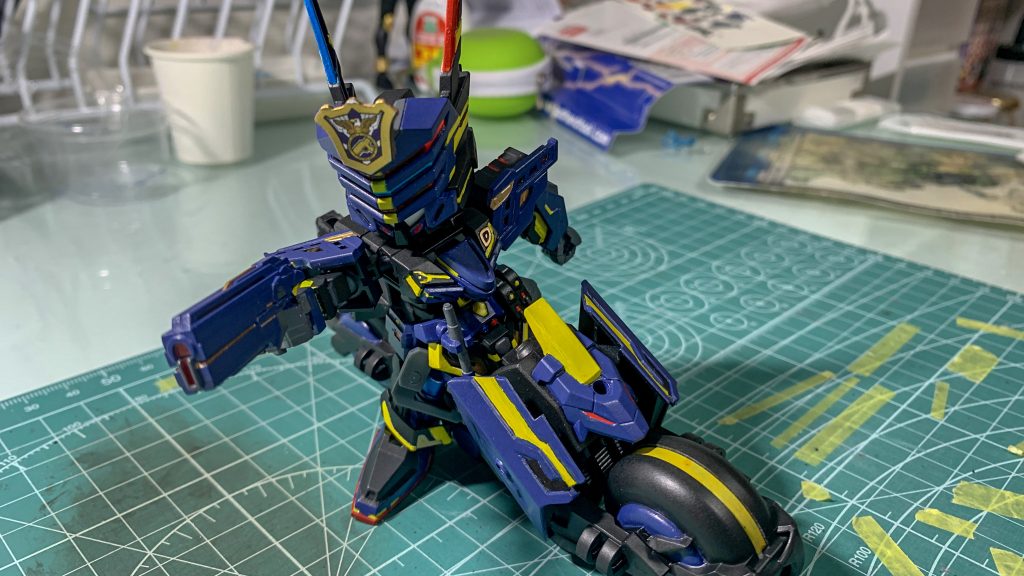 トリニティバイクもティターンズカラーに。