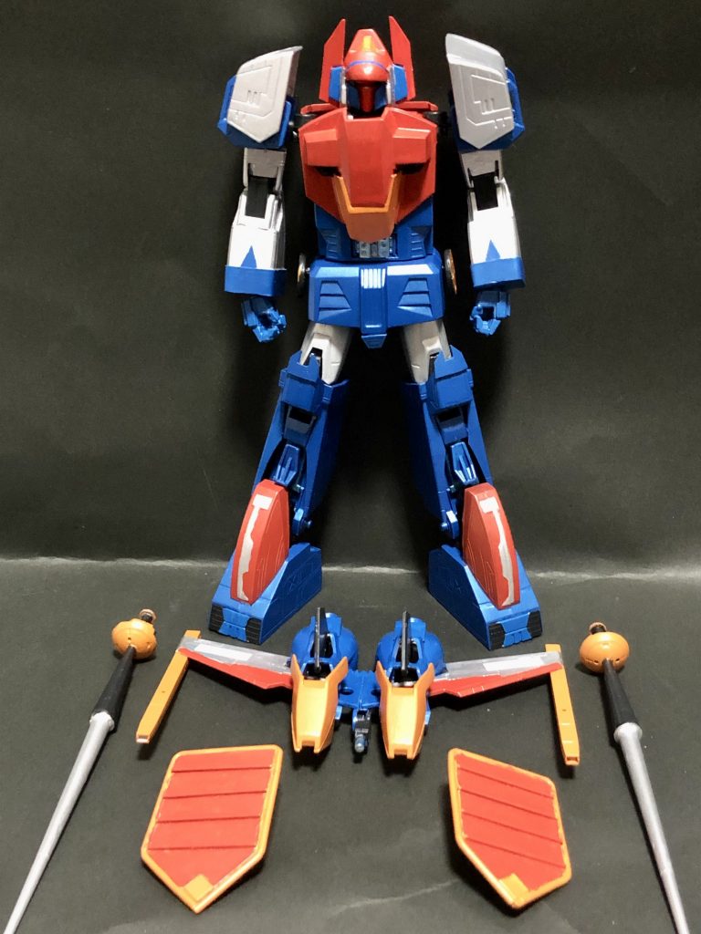 背面と武器を一通り外した所