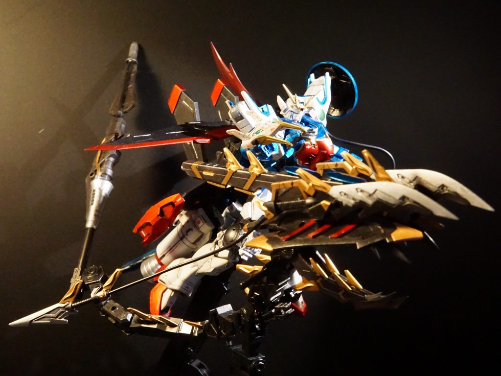 2: 分離・連携形態「炎◯黒龍波‼️」ほぼコレをやりたかったがために、MSG龍装具アギトを購入しました(^^; 旧キットのドラコンハングは短くても、これなら…⁉️