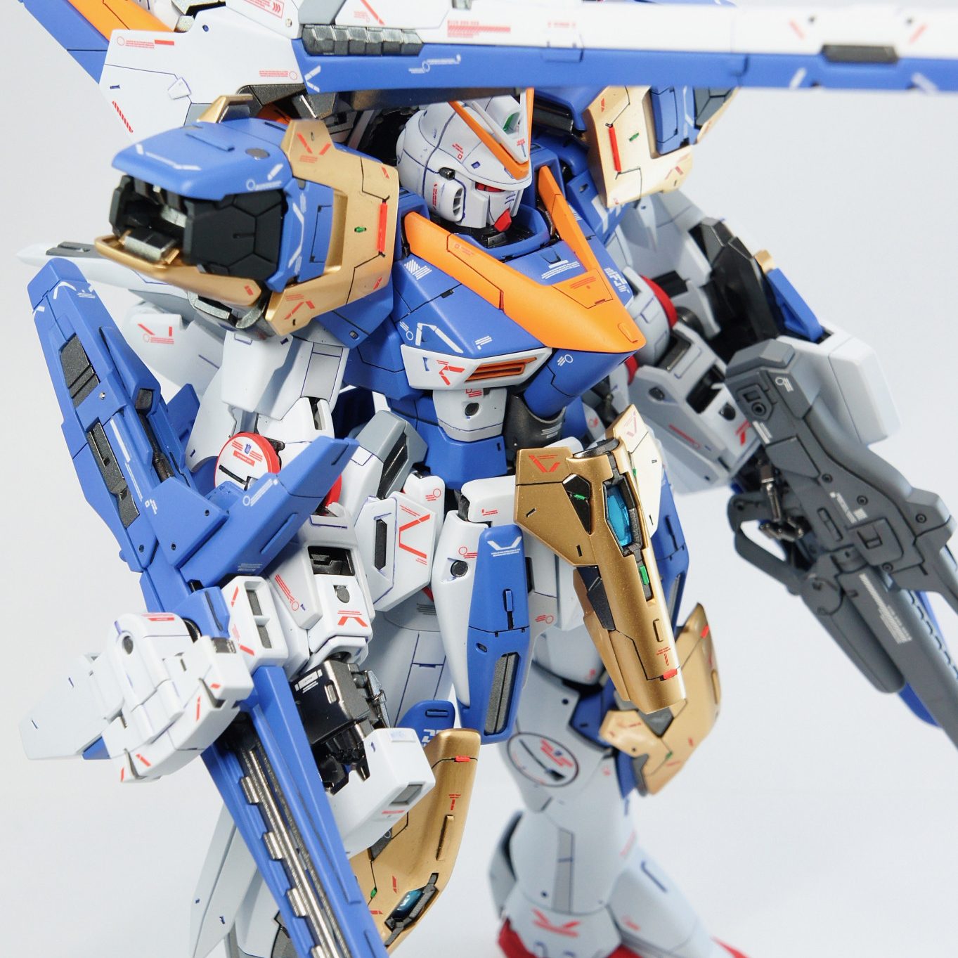 正規品低価MG V2アサルトバスターガンダム ver.ka 徹底改修塗装済み完成品 完成品