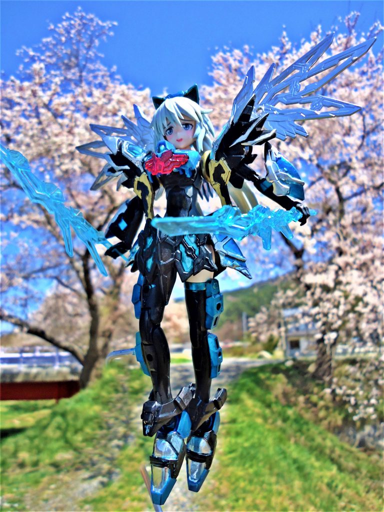 桜前線到来‼桜舞い散る地に　曹操ウイングガンダム娘降臨？（笑）–3枚目/制作者：gtarou