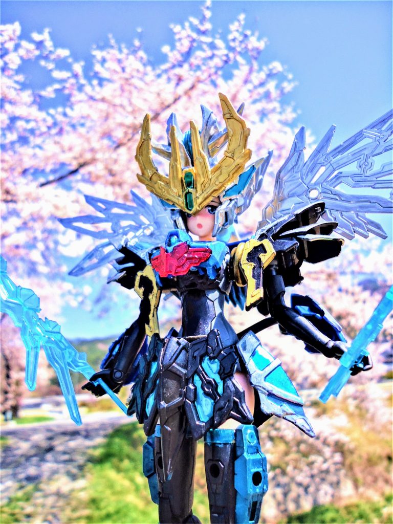 桜前線到来‼桜舞い散る地に　曹操ウイングガンダム娘降臨？（笑）–3枚目/制作者：gtarou