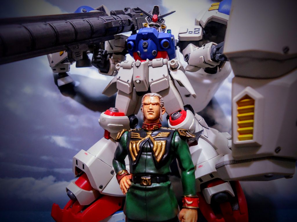 GP02の細部も地味に手を加えています。今回はガトー氏がメインなので自己主張は控えめに・・・・(笑)