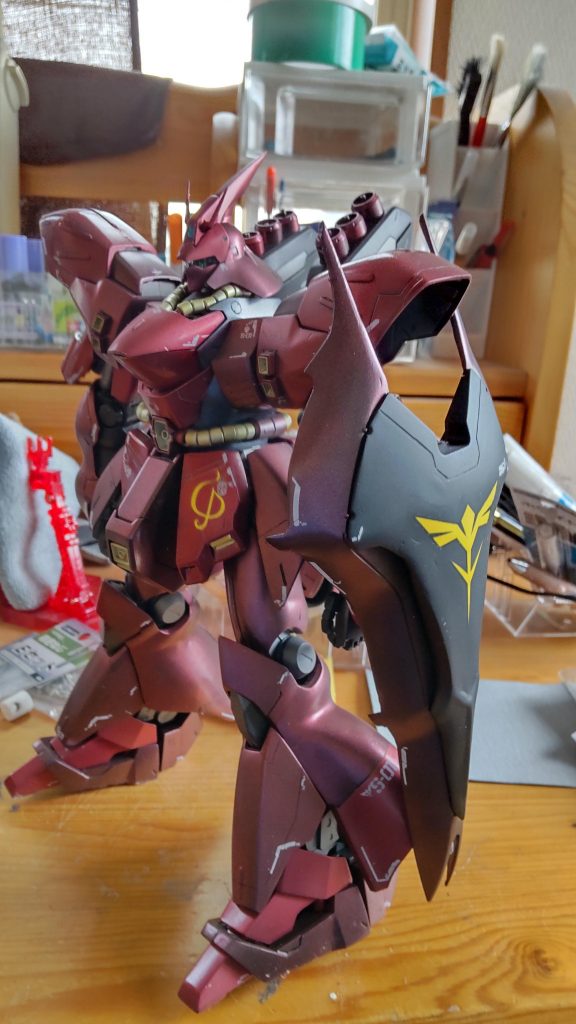 首の所のパイプは、コトブキヤ製をつかいました。