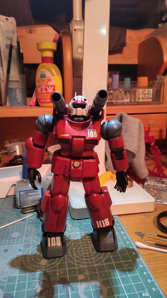 完成。マニピュレータが2つあるので