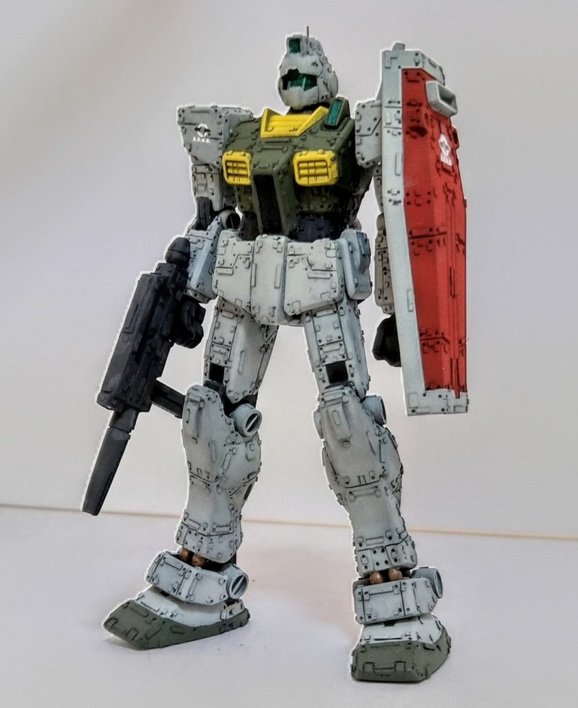 ここ最近サフを黒サフに変えたので、前作った物より良い感じになってます。