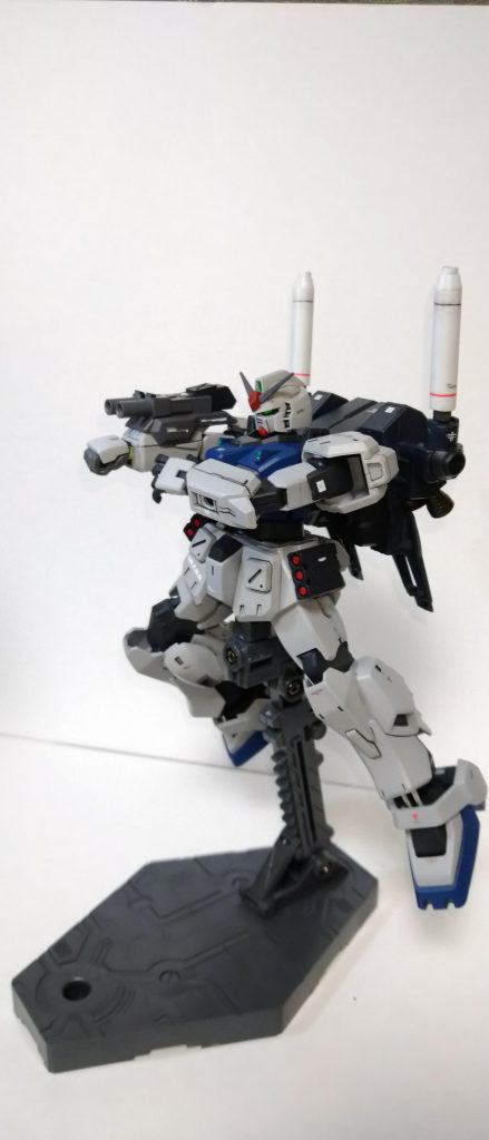 おまけお気に入り武装、2連装マシンガンで攻撃！！撮影で、塗装剥がれまくりの部品ポロリしまくりでした…