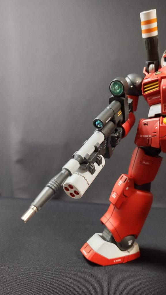 ガンキャノンのライフルは、迫力がなく感じたので 