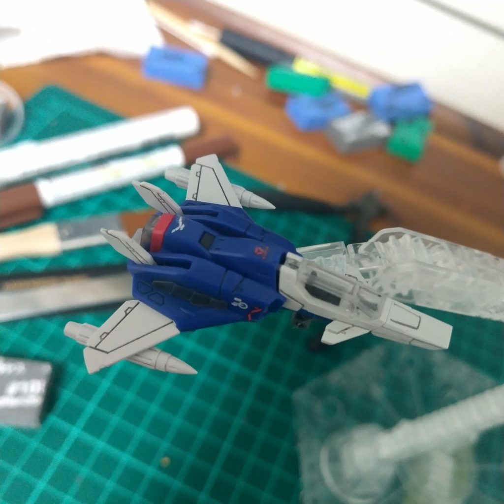 スジ彫り直しを初めて施したコアスプレンダー。彫り直せばちゃんとスミが入ること、学びました。