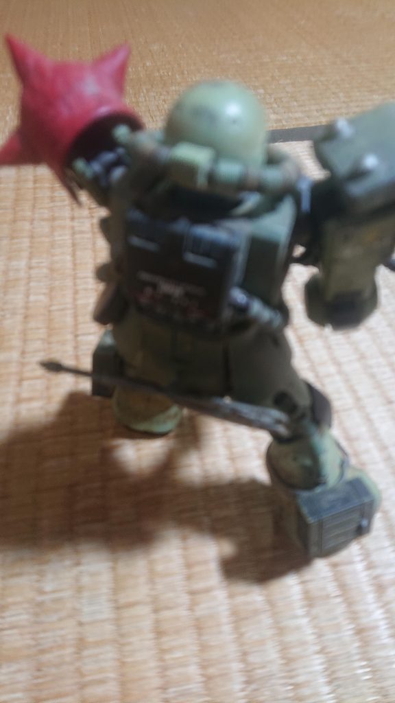 ピンボケですが、背面から