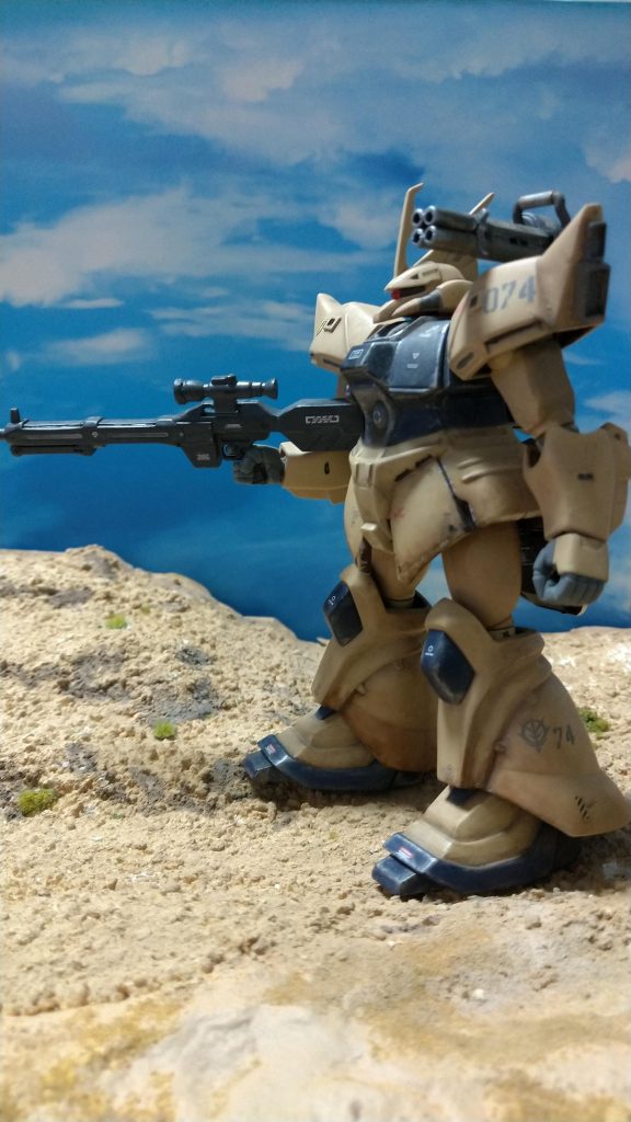 旧キット ゲルググJ デザートカラー仕上げ–3枚目/制作者:ヨッシー