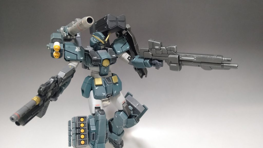 HGBF　ガンダムレオパルド・ダ・ヴィンチ（重武装仕様）–2枚目/制作者：shinchan