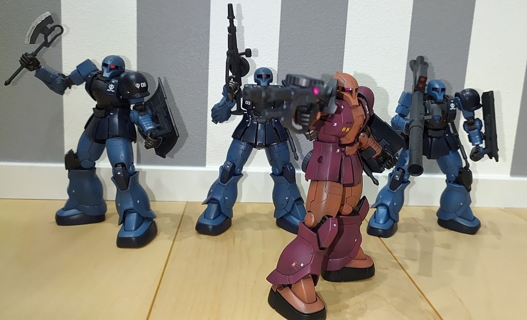 黒い三連星と共に