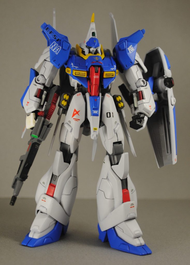 正面作例をまねてアムロ搭乗機という設定です。