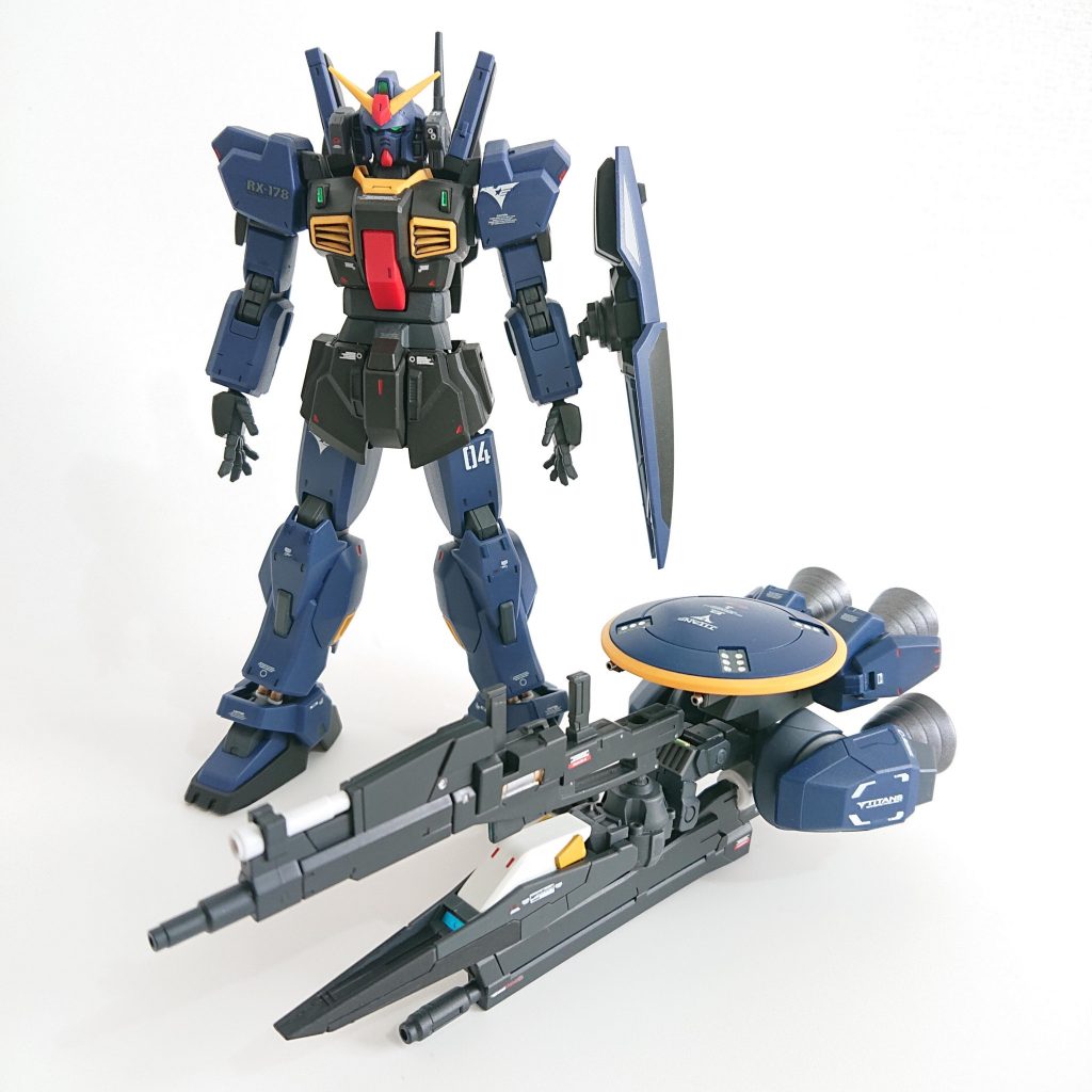 高機動装備は拡張性を重視し、サポートユニットとして開発され、次期機体群にも展開可能なようシンプルかつ剛性の高い単軸接続方式となっており、Mk-Ⅱは接続時の制御システム以外は基本的に改修されていない。