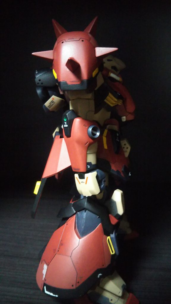 肩アーマーがゲッ○ードラゴンみたいになった笑