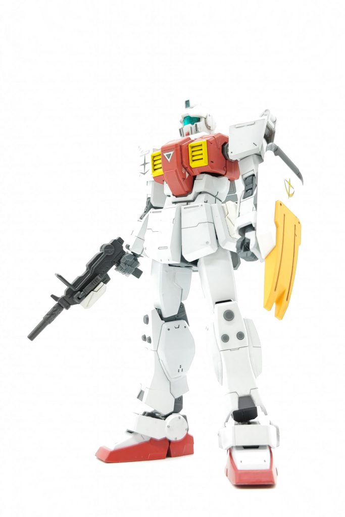 武装は消耗品として、100mmマシンガンマガジン、シールドは通常の塗装を施しました。