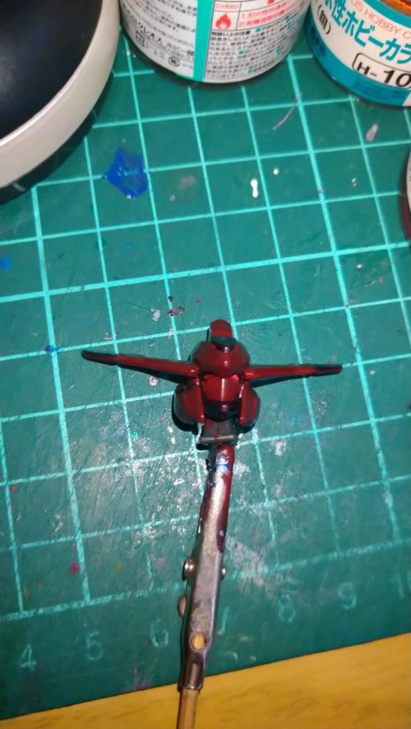 ツインアイの塗装はやはり苦手です