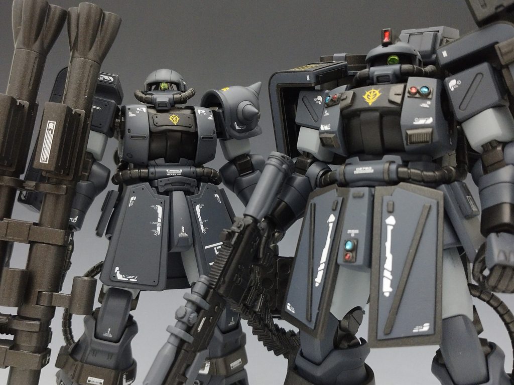 いつもは塗装を短期間で終わらせるために塗り分けはしなかったのですが、今回は手間を惜しまず塗り分けてみました。大変でしたが効果はあったと思います。