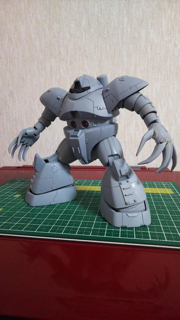 サフ吹き終了時（前面）